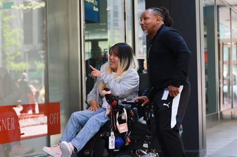 Two People Window Shopping